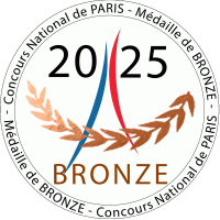 Médaille de Bronze concours national Skalf Blanche